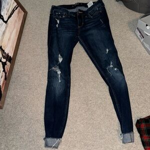 Hollister low rise skinny jeans